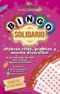 Bingo Solidario Flyer.